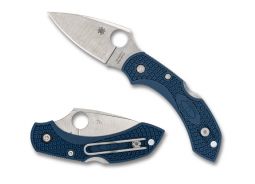 Spyderco Knives Dragonfly 2 C28PCBL2 Cobalt Blue CPM SPY27 Steel Pocket Knife