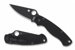 Spyderco Knives Para Military 2 Liner Lock C81GPBK2 Black S45VN Stainless G10