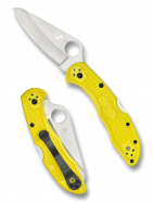 Spyderco Knives Salt 2 Lockback Yellow FRN H2 Stainless C88PYL2 Pocket Knife