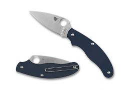 Spyderco Knives UK Penknife C94GPCBL Cobalt Blue G-10 SPY27 Steel Pocket Knife