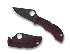 Spyderco Knives Manbug Sprint Run MBBGBKP Burgundy FRN Micro-Melt Pocket Knife