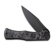 WE Knife Primoris Frame Lock 20047B-1 Knife Black CPM 20CV Marble Carbon Fiber
