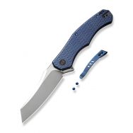WE Knife RekkeR Frame Lock 22010G-4 Blue Titanium CPM 20CV Steel Pocket Knives