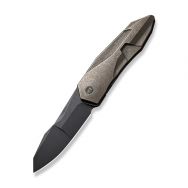 WE Knife Solid 22028-3 Frame Lock Bronze Titanium CPM-20CV Steel Pocket Knives
