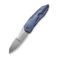 WE Knife Solid 22028-4 Frame Lock Blue Titanium CPM-20CV Stainless Pocket Knives