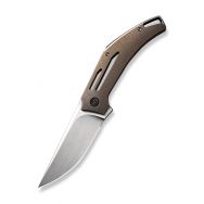 WE Knives Speedliner 22045C-2 Frame Lock Bronze Titanium 20CV Steel Pocket Knife