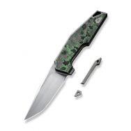 WE Knife OAO WE23001-3 Frame Lock Titanium Jungle Fat Carbon 20CV Pocket Knives