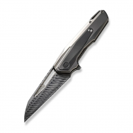 WE Knives Falcaria 23012B-DS1 Frame Lock Titanium Fafnir Damasteel Pocket Knife