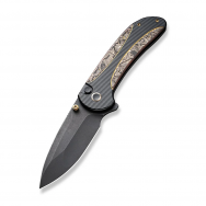 WE Knives Zizzit Button Lock WE23031-1 Copper Black 20CV Stainless Pocket Knife
