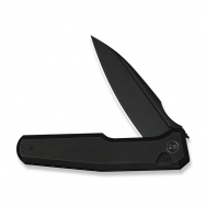 WE Knife Dressytak Button Lock 25059-1 Black Titanium M390 Stainless Knives