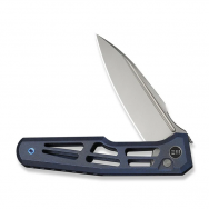 WE Knife Dressytak Button Lock 25059B-2 Blue Titanium M390 Stainless Knives