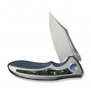 WE Knife VARG Frame Lock 25074-4 Blue Titanium CPM MagnaCut Steel Knives