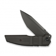 WE Knife Breach Frame Lock 25077-1 Charcoal Gray Titanium M390 Stainless Knives