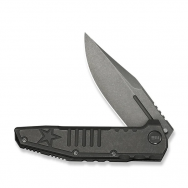 WE Knife Temper 1/200 25079-1 Gray Stonewash Titanium M390 Stainless Knives