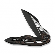 WE Knife Arrakis 906CF-E Copper Carbon Fiber Black Titanium Vanax Steel Knives