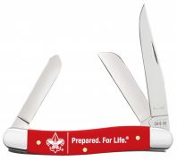 Case xx Red Boy Scouts of America Stockman 18062 Pocket Knife with Medallions