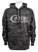 Case xx Small Hoodie Sweatshirt Black & Grey Camo 52574