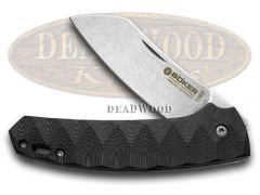 Boker Tree Brand Anso Haddock Liner Lock Knife Black G-10 Stainless 110617