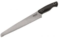 Boker Tree Brand Saga Kitchen Bread Knife Black G-10 Full Tang Stonewash 130281