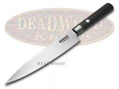 Boker Tree Brand Damascus Kitchen Utility Knife Black Olive Wood 130414DAM