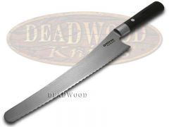 Boker Tree Brand Damascus Kitchen Cutlery Bread Knife Black Olive Wood 130423DAM