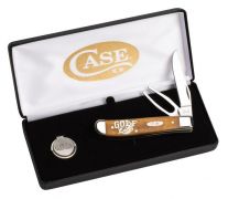 Case xx Golf Gift Set Mini Trapper Knife Antique Bone 27820 Ball Marker