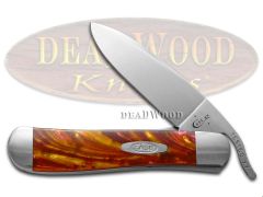 Case xx Knives Russlock Sun Dance Corelon Handle Stainless Pocket Knife 6084 SD