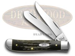 Case xx Mini Trapper Knife Jigged Genuine Buffalo Horn Stainless Pocket 65016