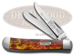 Case xx Knives Mini Trapper Golden Ruby Genuine Corelon 1/1200 Stainless 9207GR