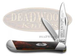 Case xx Knives Peanut Slant Series Black Lava Corelon 1/2500 Stainless S9220BKL