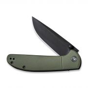 CIVIVI Badlands Vagabond C2019B Knife Black 9Cr18MoV Stainless & OD Green FRN