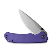 CIVIVI Brazen Liner Lock C2102A Knife 14C28N Stainless Steel & Purple G10
