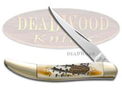Steel Warrior Toothpick Knife Butter Rum Bone Stainless Pocket Knives SW-109BR