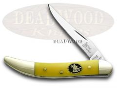 Steel Warrior Toothpick Knife Yellow Handle Stainless Pocket Knives SW-109Y