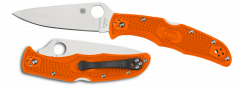 Spyderco Knives Endura 4 Lockback Orange VG-10 Stainless C10FPOR Pocket Knife