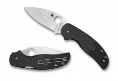 Spyderco Sage 5 Liner Lock Knife Black FRN S30V Stainless C123PBK Pocket Knives
