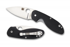 Spyderco Knives Efficient Liner Lock Black G-10 Stainless C216GP Pocket Knife