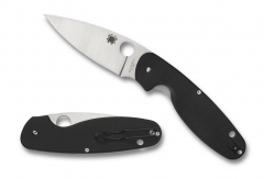 Spyderco Knives Emphasis Liner Lock Black G-10 Stainless C245GP Pocket Knife