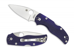 Spyderco Knives Native 5 Lockback Midnight Blue G10 S110V Stainless C41GPDBL5