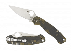 Spyderco Knives Para Millitary 2 Digital Camo G-10 CPM-S45VN Stainless C81GPCMO2