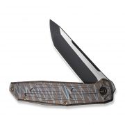 WE Knives Shadowfire Frame Lock 22035-4 Tiger Stripe Titanium 20CV Pocket Knife