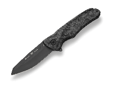 Buck Knives Sprint Ops 0843CFS-B Black Marbled Carbon Fiber S45VN Steel Knife
