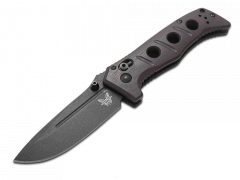 Benchmade Knives Mini Adamas 273BK-2201 CPM CruWear Burgundy Micarta