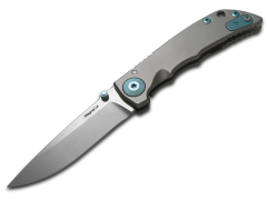 Spartan Blades Harsey Folder 3.25 SF10SWBL Titanium CPM S45VN Steel Pocket Knife
