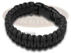 Wilson Tac Black Paracord 9" Nine Inch Survival Bracelet WI9JG203