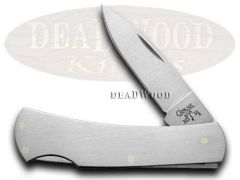 Case xx Executive Lockback Knife Brushed Stainless Steel Stainless Pocket 00041