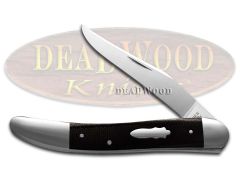 Case xx Knives Old Dog 10795 Black Canvas Laminate 154CM Stainless Pocket Knife