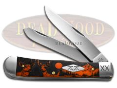 Case xx Trapper Tiger Stripe Persimmon Orange Bone 1/500
