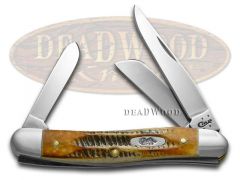 Case xx Knives Medium Stockman 6.5 Bone Stag Handle Stainless Pocket Knife 03578