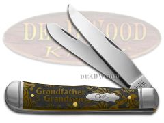 Case xx Trapper Knife Grandfather and Grandson Antique Bone 1/500 Pocket Knives